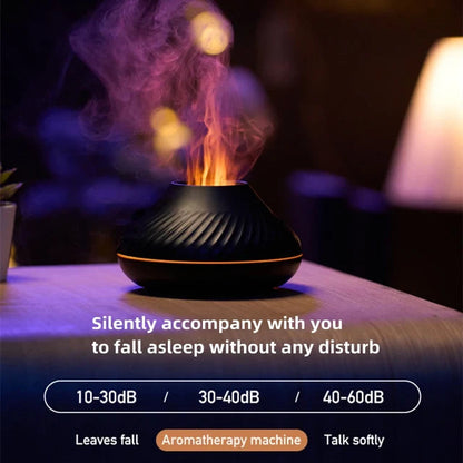 3D Colorful Flame Humidifier