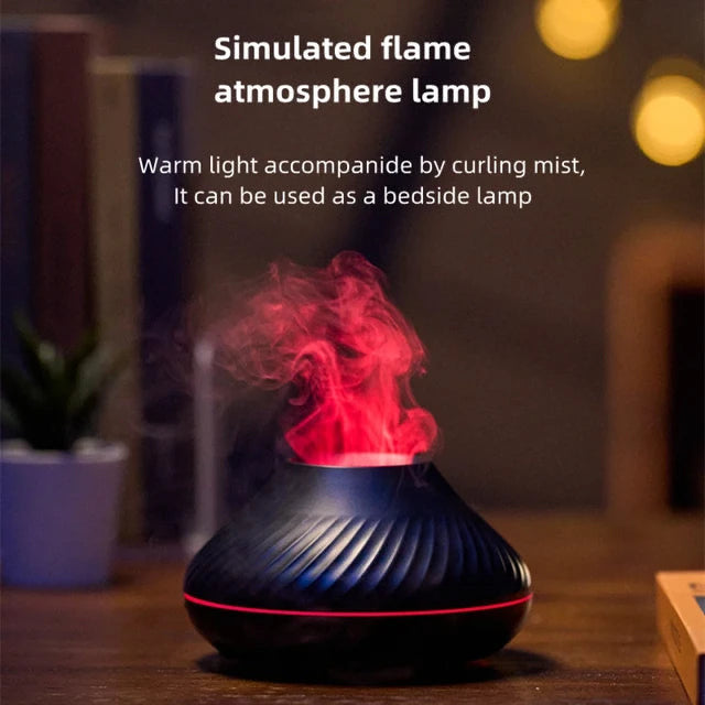 3D Colorful Flame Humidifier