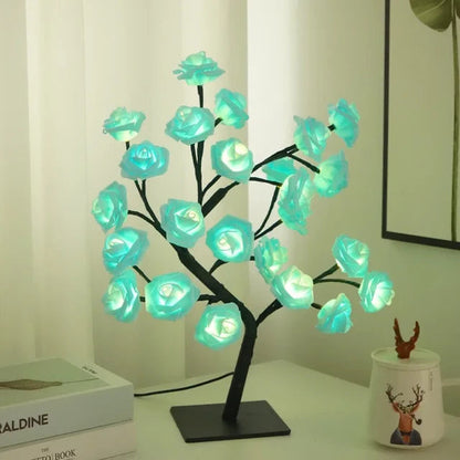 Led Rose Flower Tree Lamp