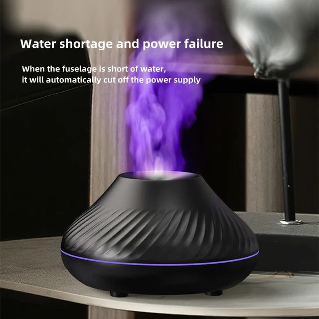 3D Colorful Flame Humidifier