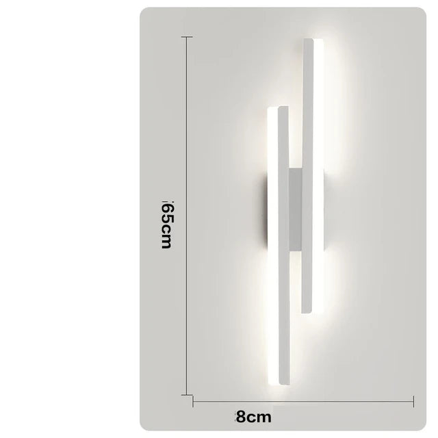 Led Wall Lamps Copper Line Pipe