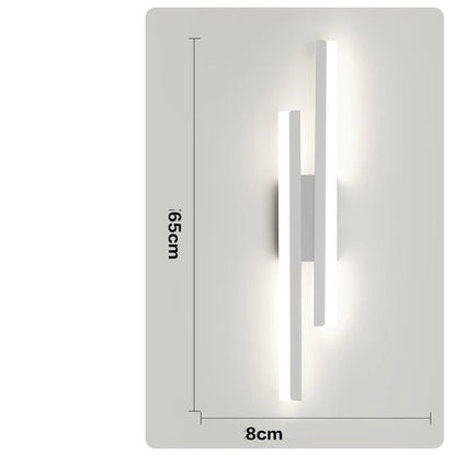 Led Wall Lamps Copper Line Pipe