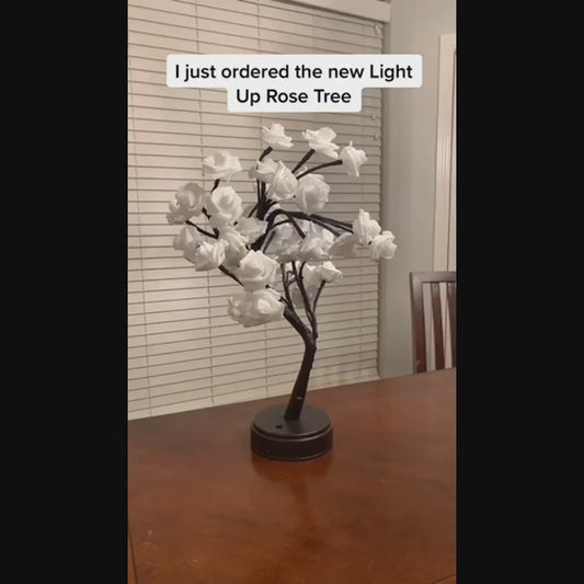 Led Rose Flower Tree Lamp